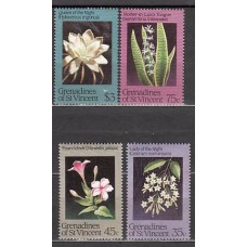 San Vicente-Grenadines - Correo Yvert 351/4 ** Mnh Flores