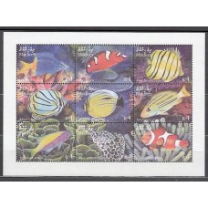 Maldives - Correo Yvert 3516/24 ** Mnh  Fauna peces