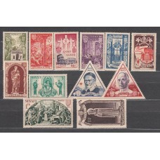 Monaco - Correo 1951 Yvert 353/64 * Mh  Año Santo