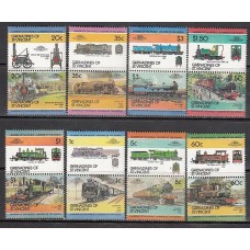 San Vicente-Grenadines - Correo Yvert 335/50 ** Mnh  Trenes