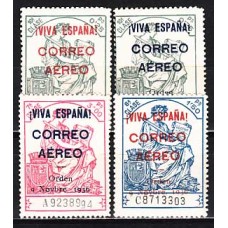 Locales Patrióticos Burgos 1936 Edifil 19/22 ** Mnh