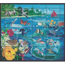 Cocos - Correo Yvert 356/75 ** Mnh Fauna Marina. Peces