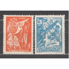 Santo Tomas y Principe - Correo Yvert 356/7 * Mh  Año Santo