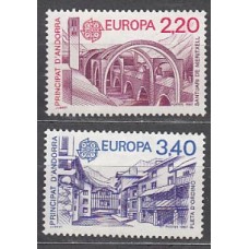 Andorra Francesa Correo 1987 Yvert 358/9 ** Mnh Europa