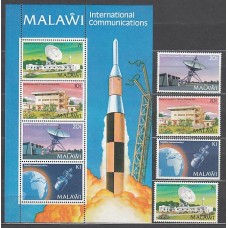 Malawi - Correo Yvert 366/9+Hb 59 ** Mnh  Asto