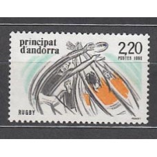 Andorra Francesa Correo 1988 Yvert 368 ** Mnh Deportes