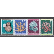 Tokelau - Correo Yvert 37/40 ** Mnh Corales