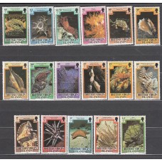 Virgenes - Correo Yvert 371/87 ** Mnh  Fauna marina