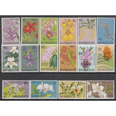 Barbados - Correo 1974 Yvert 373/88 ** Mnh Flores