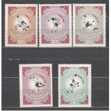 Mongolia - Correo 1966 Yvert 375/9 * Mh  Deportes