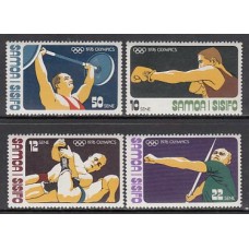 Samoa - Correo Yvert 376/9 ** Mnh Deportes. Olimpiadas de Montreal