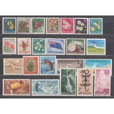 Nueva Zelanda - Correo 1960 Yvert 384/401 ** Mnh Flores