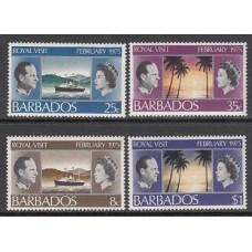 Barbados - Correo 1975 Yvert 393/6 ** Mnh Barcos