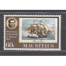 Mauricio - Correo Yvert 396 ** Mnh  Barcos