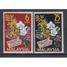 Malaysia - Correo Yvert 4/5 ** Mnh  Flores