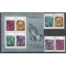 Caimanes - Correo Yvert 404/7+H.12 ** Mnh Pinturas de Durero