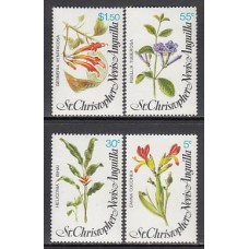 San Cristobal - Correo Yvert 404/7 ** Mnh Flores