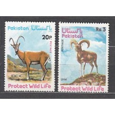 Pakistan - Correo Yvert 405/6 ** Mnh  Fauna