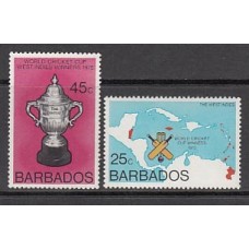 Barbados - Correo 1976 Yvert 411/2 ** Mnh Deportes criket