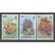 Montserrat - Correo Yvert 411/3 ** Mnh Fauna marina