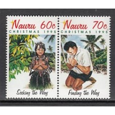 Nauru - Correo Yvert 413/4 ** Mnh Navidad