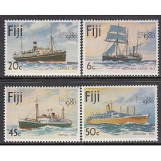 Fidji - Correo Yvert 413/6 ** Mnh Barcos