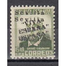 Locales Patrióticos Sevilla 1936 Edifil 29hh ** Mnh  Sobrecarga doble