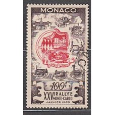 Monaco - Correo 1955 Yvert 420 usado  Rally de Montecarlo