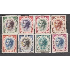 Monaco - Correo 1955 Yvert 421/6A ** Mnh  Rainiero III