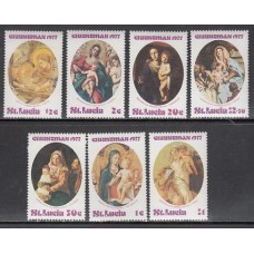 Santa Lucia - Correo Yvert 425/31 ** Mnh Navidad