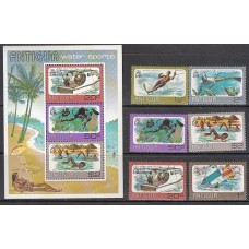 Antigua Correo Yvert 429/34+Hb 26 ** Mnh Deportes náuticos