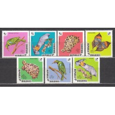 Maldives - Correo Yvert 429/35 * Mh Fauna - Aves