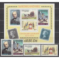 Barbuda - Correo Yvert 430/3+Hb 41 ** Mnh Rowland Hill