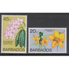 Barbados - Correo 1977 Yvert 432/3 ** Mnh Flores