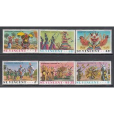 San Vicente - Correo Yvert 436/41 ** Mnh Carnaval