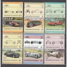 San Vicente-Grenadines - Correo Yvert 450A/H ** Mnh Automóviles