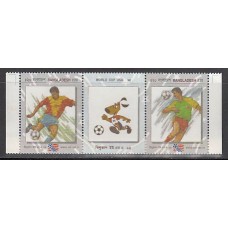 Bangladesh - Correo 1994 Yvert 452/3 ** Mnh  Deportes fútbol