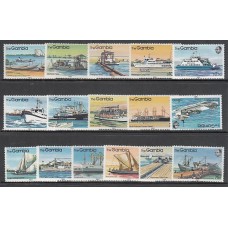 Gambia - Correo 1983 Yvert 464/79 * Mh  Barcos