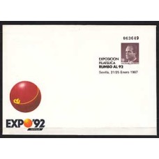 España II Centenario Sobres enteros postales 1987 Edifil 6 ** Mnh