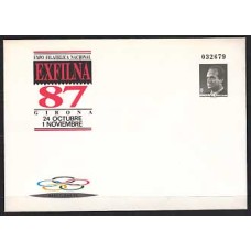 España II Centenario Sobres enteros postales 1987 Edifil 10 ** Mnh