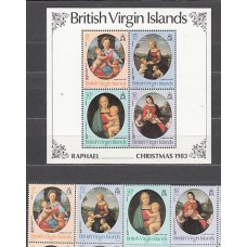 Virgenes - Correo Yvert 470/3+Hb 20 ** Mnh Navidad