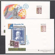 España II Centenario Sobres enteros postales 1996 Edifil 36/7 ** Mnh