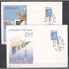 España II Centenario Sobres enteros postales 1996 Edifil 33/4 usado