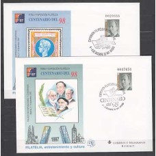 España II Centenario Sobres enteros postales 1997 Edifil 43/4 usado