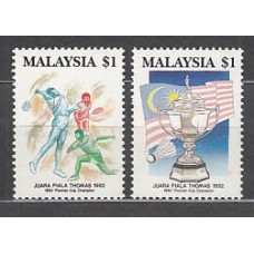 Malaysia - Correo Yvert 485/6 ** Mnh  Deportes