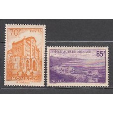 Monaco - Correo 1957 Yvert 487/8 ** Mnh   Vistas del principado