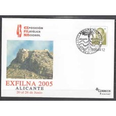 España II Centenario Sobres enteros postales 2005 Edifil 100 usado