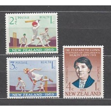 Nueva Zelanda - Correo 1969 Yvert 488/90 ** Mnh Deportes