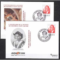 España II Centenario Sobres enteros postales 2006 Edifil 107/8 usado