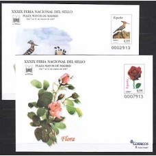 España II Centenario Sobres enteros postales 2007 Edifil 112/3 ** Mnh